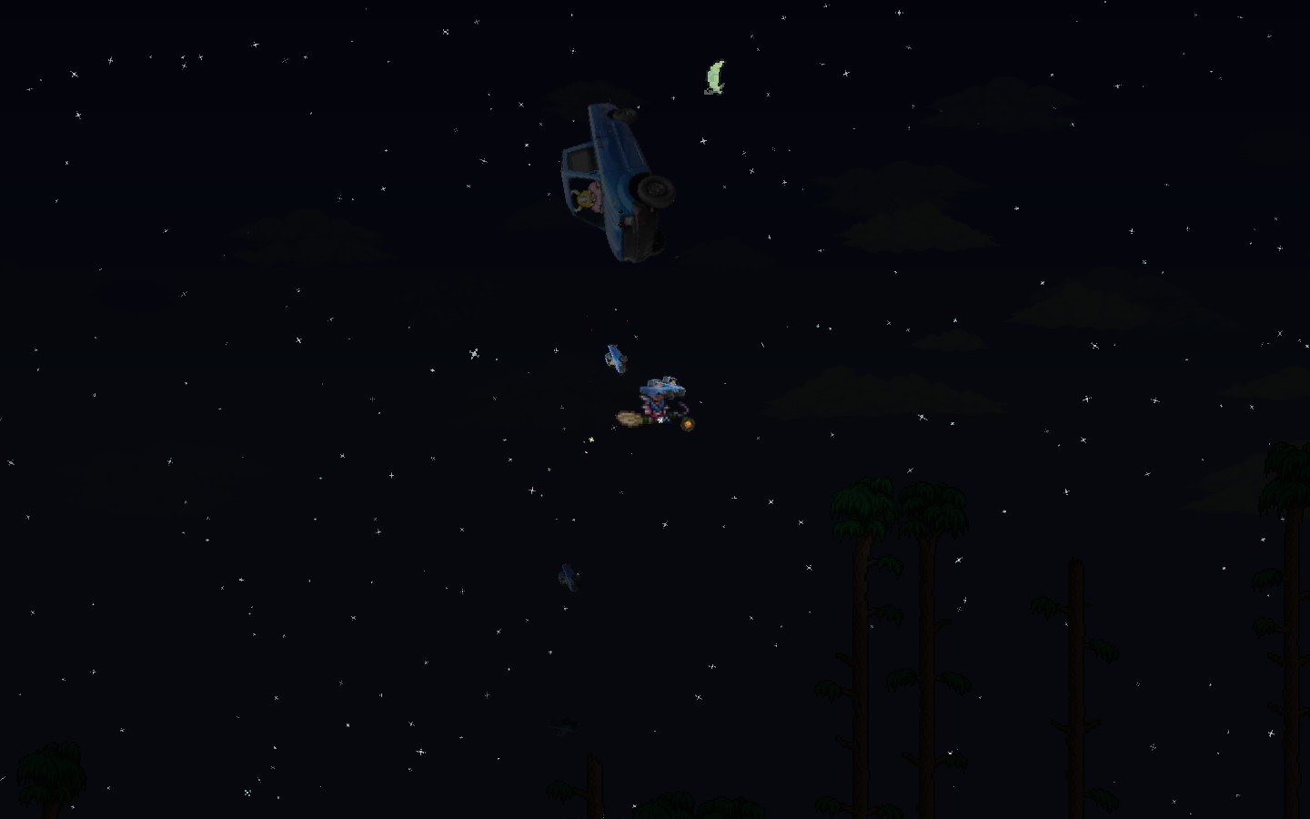 Asgore runs over Dess with his car — screenshot 1