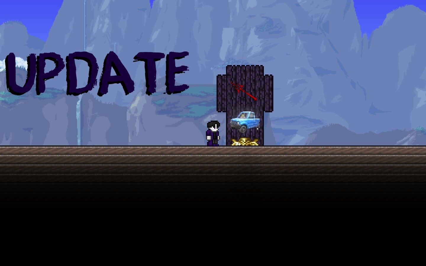 Asgore runs over Dess with his car — screenshot 5