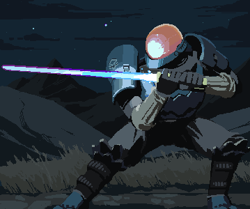 Risk of Rain 2 Mercenary – Crystal Assassin Armor