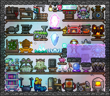 All-In-One Crafting + Personal Storage Design with Graveyard Toggle — screenshot 1