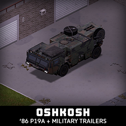 ’86 Oshkosh P19A + Military Trailers