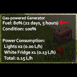 Generator Time Remaining
