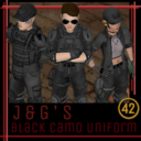 [J&G] Black Multicam Uniform [B42/41]