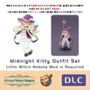 [Project Anime] B41 Little Witch Nobeta: Midnight Kitty Outfit Set