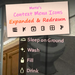 [B42, READ DESC] Mutie’s Context Menu Icons Expanded & Redrawn