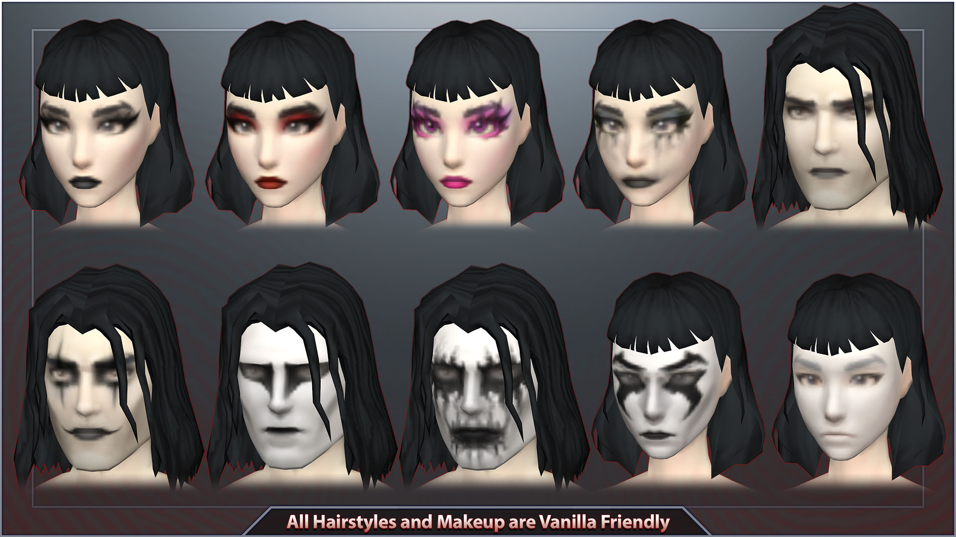 Tomb’s Player Body – Goth Skin — screenshot 5