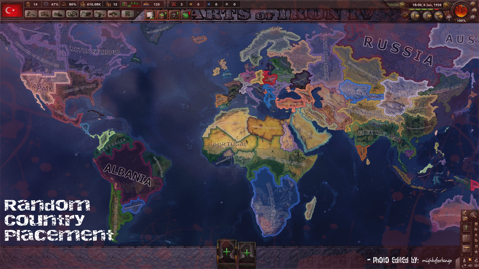 Random Country Placement 1.18 — screenshot 1