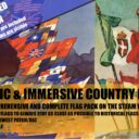 Realistic & Immersive Country Flags