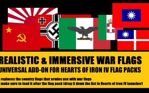 Realistic & Immersive War Flags