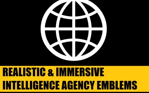 Realistic & Immersive Intelligence Agency Emblems