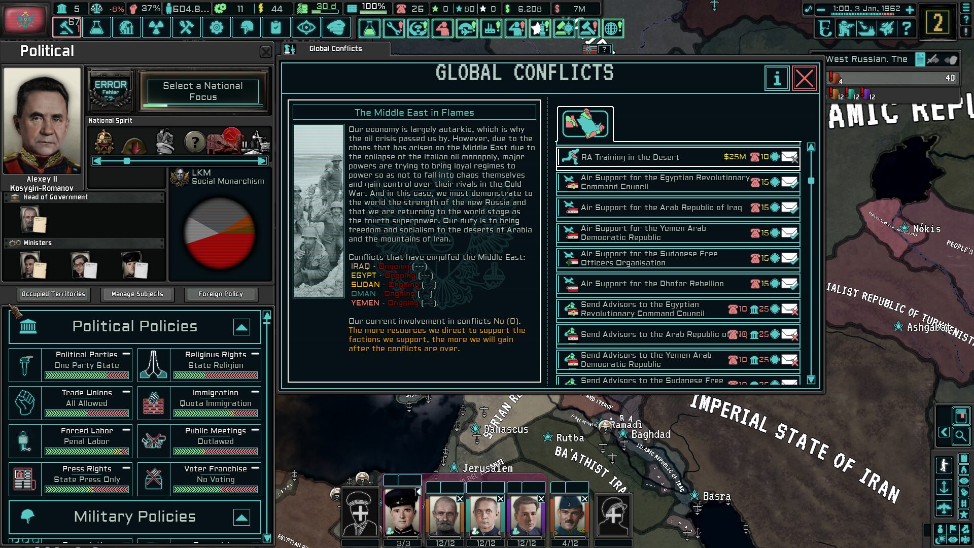 Tsar and Soviets: The New Order Berezniki Submod — screenshot 7
