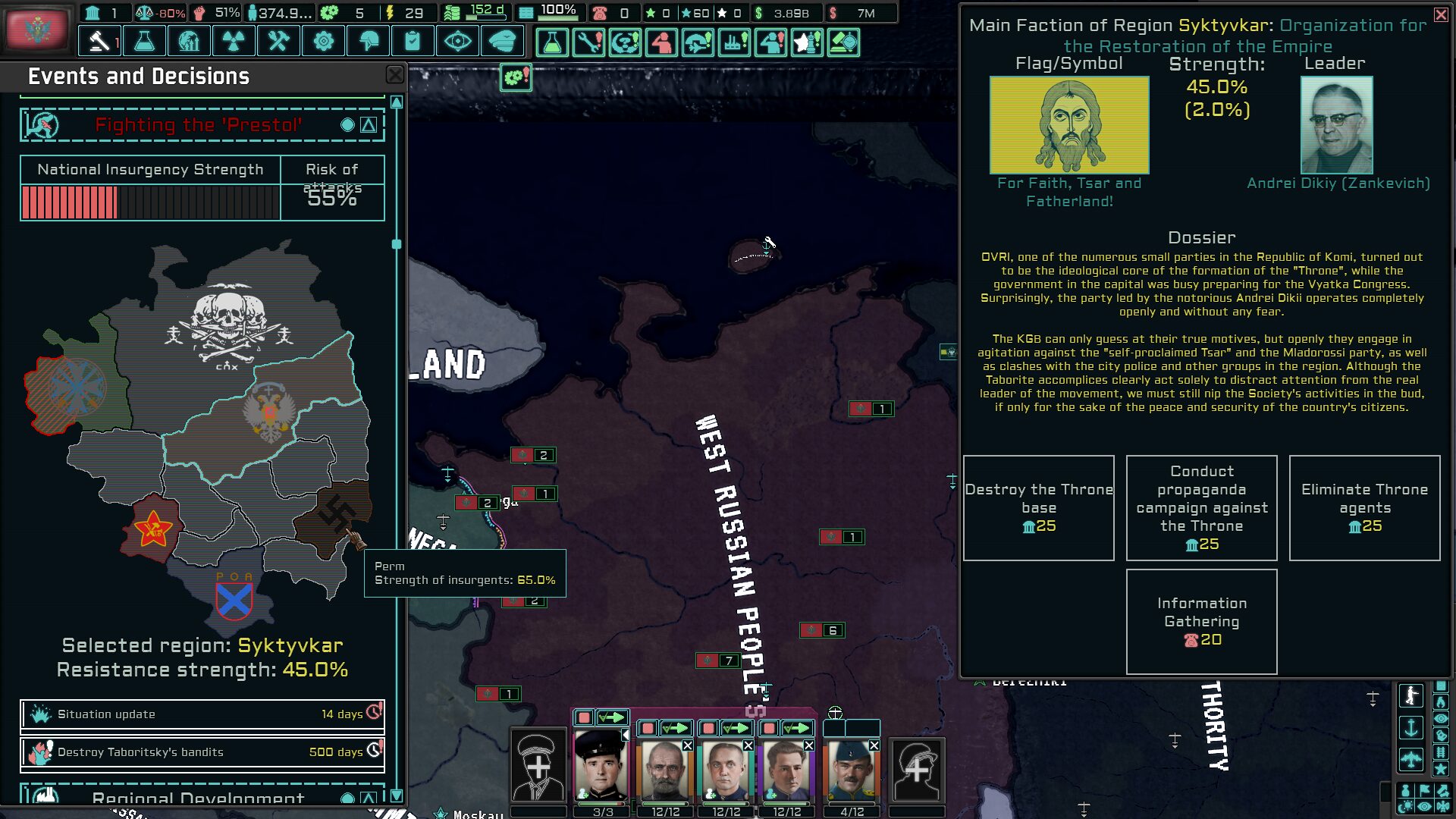 Tsar and Soviets: The New Order Berezniki Submod — screenshot 5