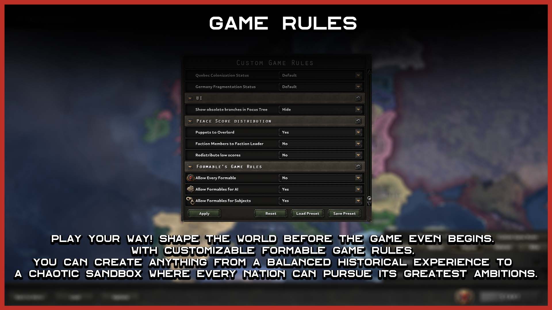awxe’s Formable Nations for RT56 — screenshot 2