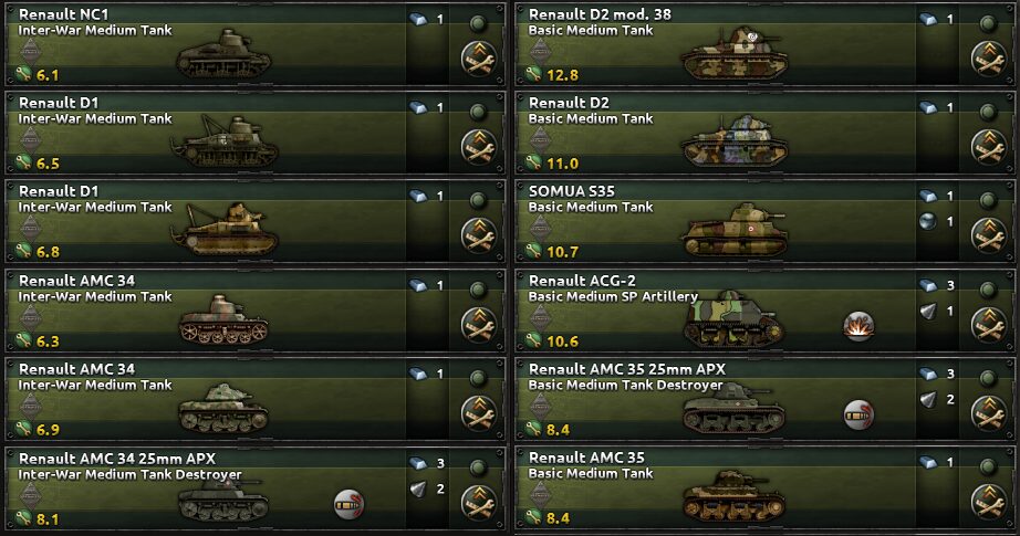 French Tank Icons Expanded — screenshot 4