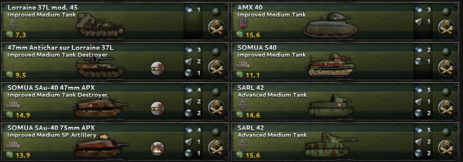French Tank Icons Expanded — screenshot 5