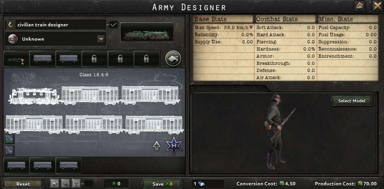 Infantry Equipment & Artillery Designer (NCNS) PFOT — screenshot 3