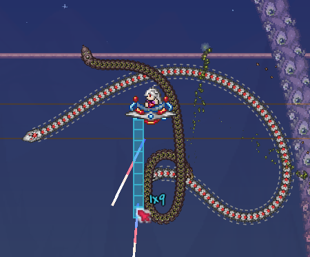 Show the body of bosses in minimap — screenshot 1