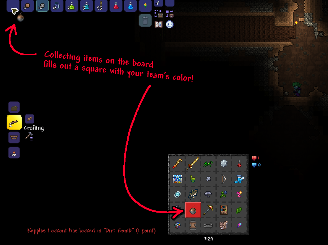 Kepples’ Item Lockout Mod — screenshot 2