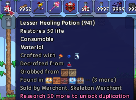 More Obtaining Tooltips — screenshot 2