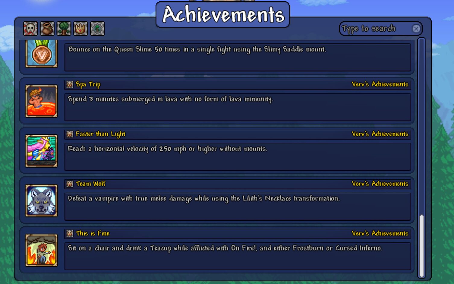 Verv’s Achievements — screenshot 1