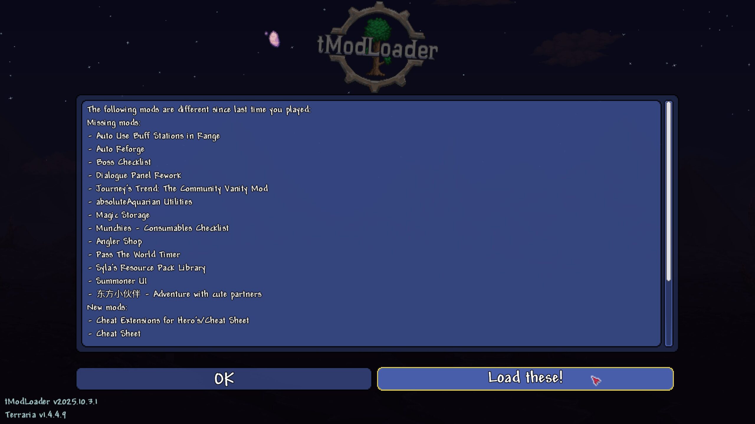 Playthrough Modlist Loader — screenshot 1