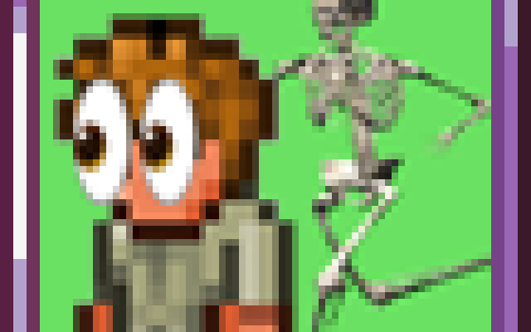Running Skeleton Jumpscare (1/5000 Chance)
