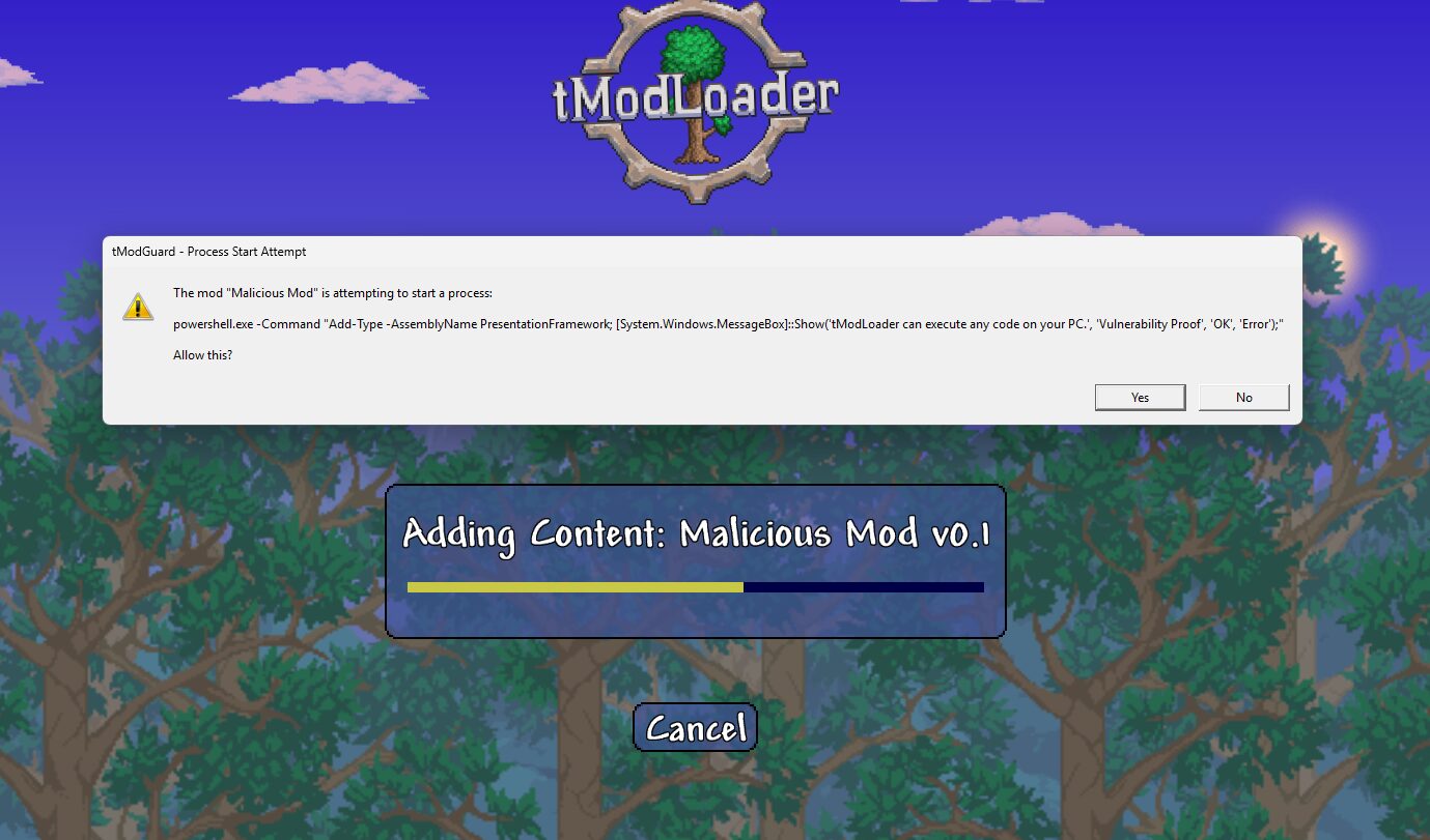 tModGuard (Beta) — screenshot 2