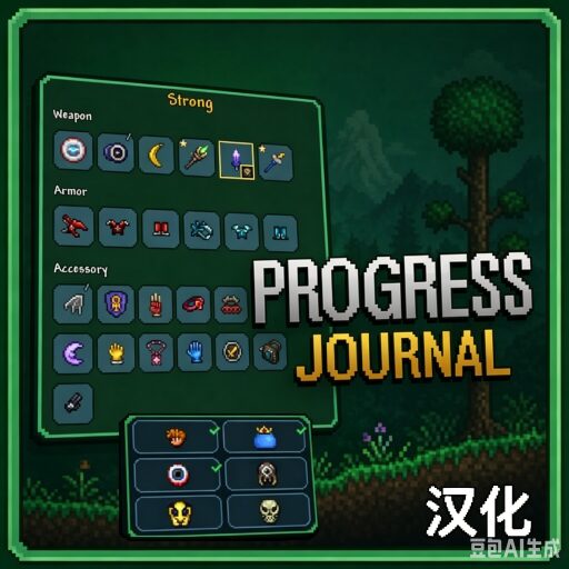 Progression Journal 进度装备显示汉化 — screenshot 1