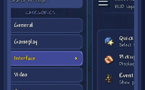 Settings Overhaul
