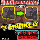 “?” Marked Tinted Rocks