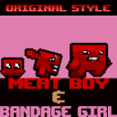 Original Style Meat Boy and Bandage Girl