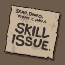 Skill Issue Death Screen