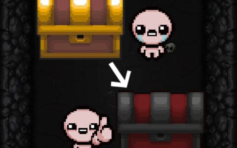 Red Ending Chest in Sheol and Dark Room