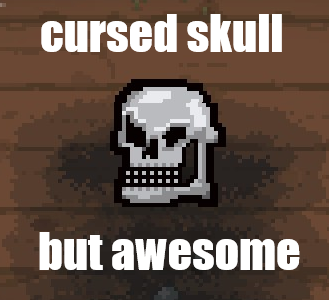 awesome cursed skull
