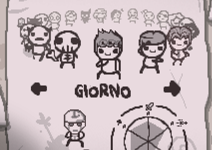 Giorno and Gold Experience (Not yet Repentance-Compatible)