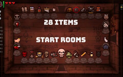 Items start rooms – Repentance