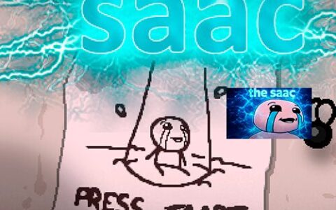 the saac title screen