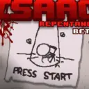Isaac on chair titlescreen