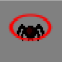 Red Circles Around Spiders