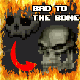 Marked Skull but Bad to the bone