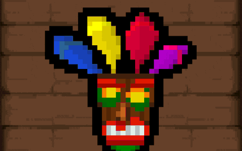 Crash Bandicoot – Aku Aku Holy Mantle