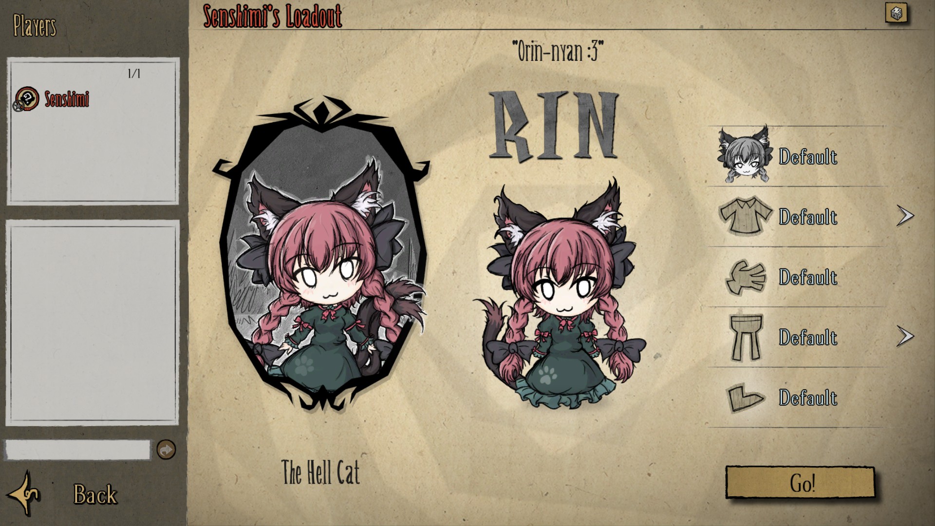 Rin Kaenbyou | Touhou Project (Outdated) — screenshot 2