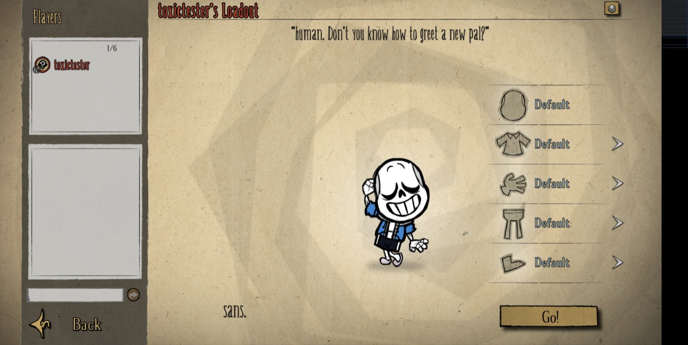 sans the skeleton (New Sprite) — screenshot 4