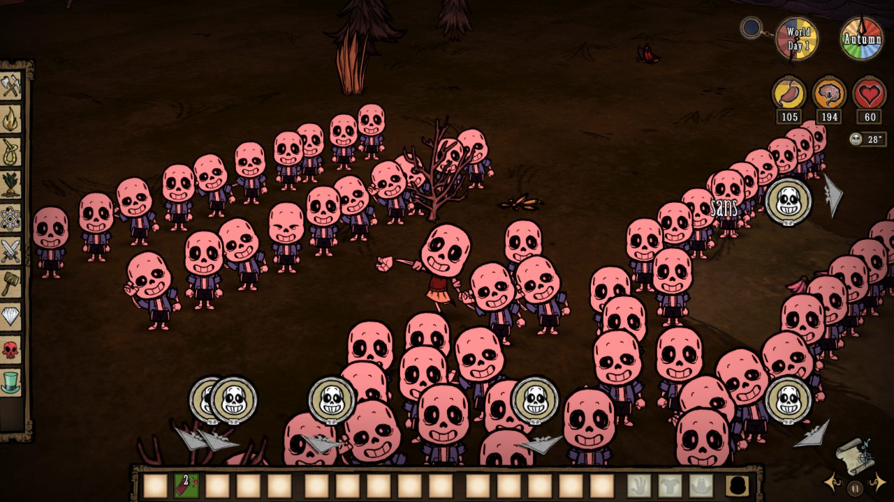 sans the skeleton (Old Sprite) — screenshot 5
