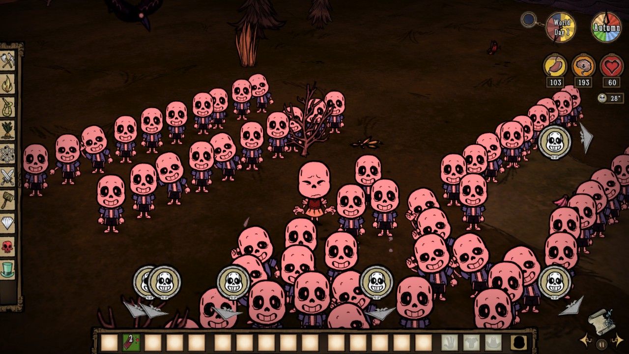 sans the skeleton (Old Sprite) — screenshot 6
