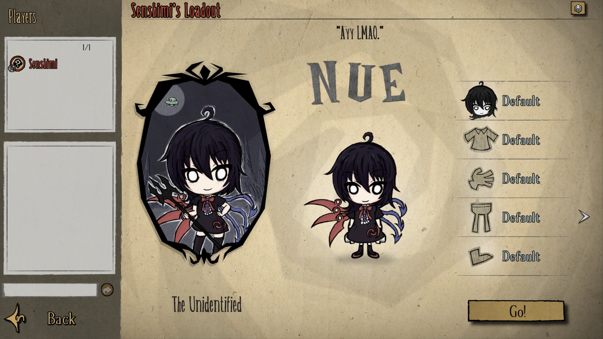 Nue Houjuu | Touhou Project (Outdated) — screenshot 2
