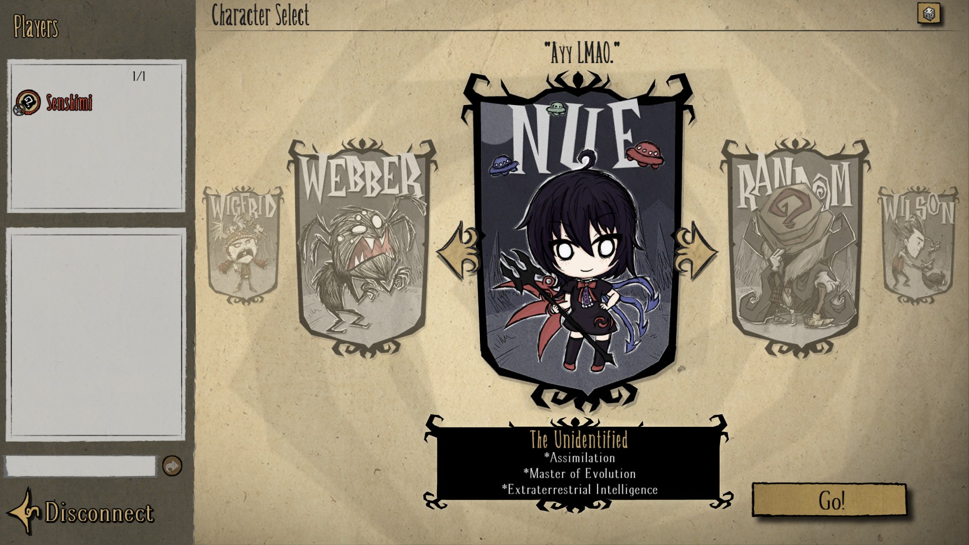 Nue Houjuu | Touhou Project (Outdated) — screenshot 1