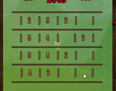 2048小游戏