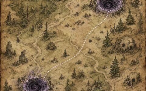 Wormhole Map Trails