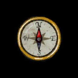 Combined Compass Over Mini Map HUD